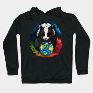 Skunk Earth Day Hoodie